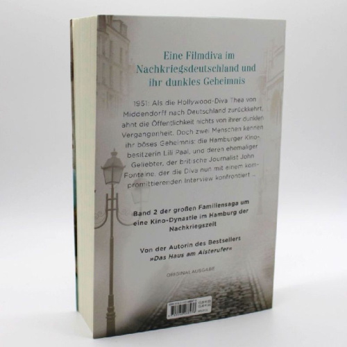 Buchcover und Innenansicht für das Buch: Das Kino am Jungfernstieg - Der Filmpalast