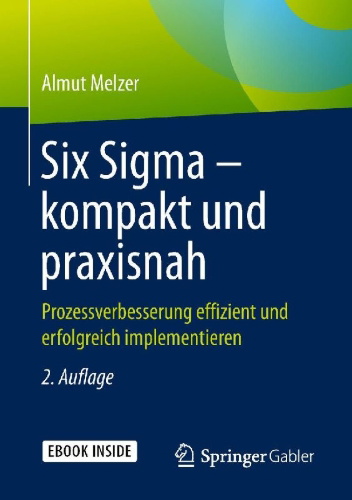 Buchcover und Innenansicht für das Buch: Six Sigma - kompakt und praxisnah