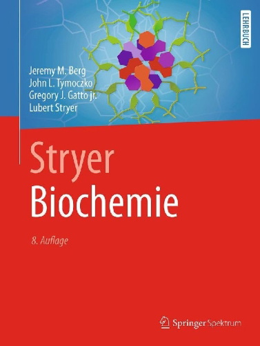 Buchcover und Innenansicht für das Buch: Biochemistry 8/e
