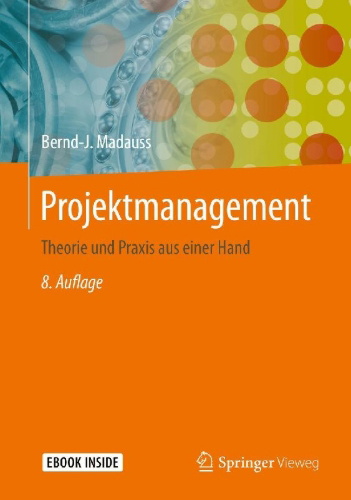 Buchcover und Innenansicht für das Buch: Projektmanagement