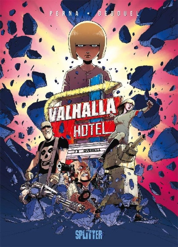 Buchcover und Innenansicht für das Buch: Valhalla Hotel. Band 3