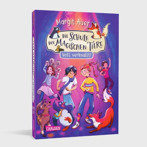 Buchcover und Innenansicht für das Buch: Die Schule der magischen Tiere Neuausgabe 8: Voll verknallt!