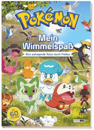 Buchcover und Innenansicht für das Buch: Un nouveau voyage a Paldea!