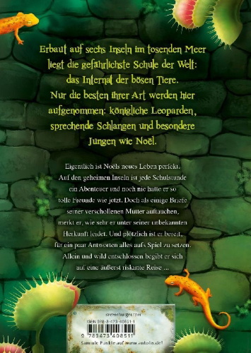 Buchcover und Innenansicht für das Buch: Internat der bösen Tiere, Band 3: Die Reise