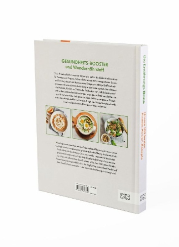 Buchcover und Innenansicht für das Buch: Die Ernährungs-Docs - Unsere 100 besten Protein-Power-Rezepte