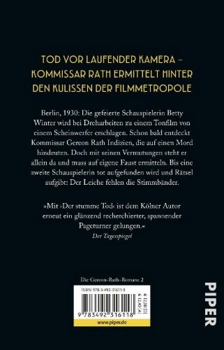 Buchcover und Innenansicht für das Buch: Der stumme Tod