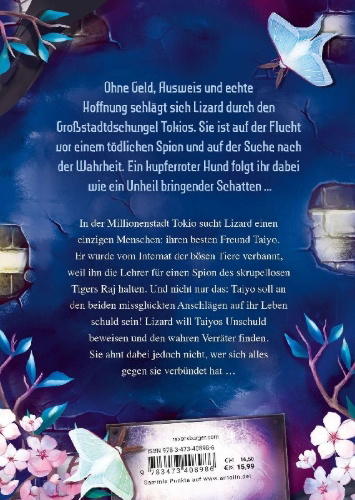 Buchcover und Innenansicht für das Buch: Stadt der bösen Tiere, Band 3 - Der Spion