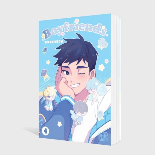 Buchcover und Innenansicht für das Buch: Boyfriends 4