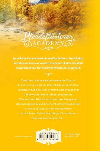 Buchcover und Innenansicht für das Buch: Pferdeflüsterer-Academy, Band 7: Flammendes Herz