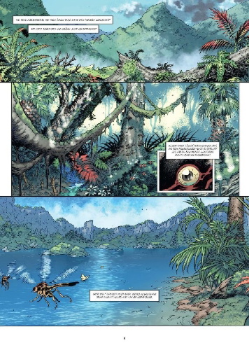 Buchcover und Innenansicht für das Buch: Un monde perdu