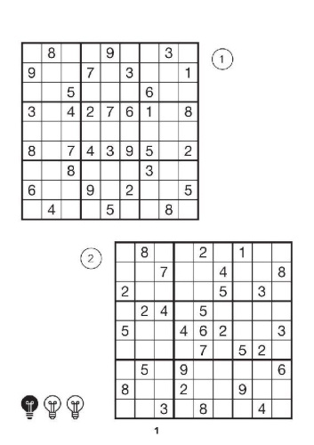 Buchcover und Innenansicht für das Buch: Der große Sudoku Block Band 12