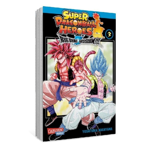 Buchcover und Innenansicht für das Buch: Super Dragon Ball Heroes Big Bang Mission!!!