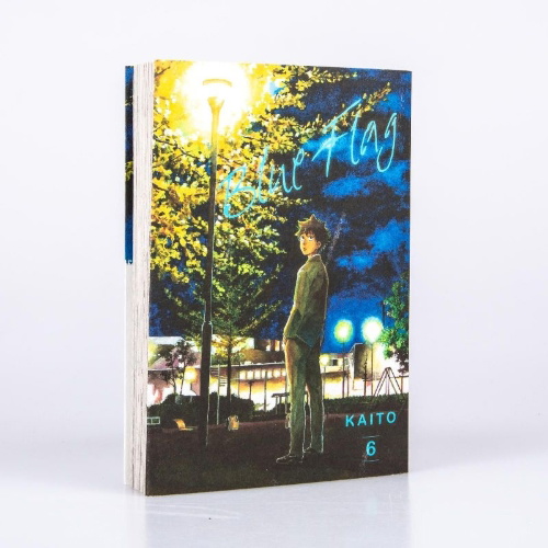 Buchcover und Innenansicht für das Buch: Ao no Flag