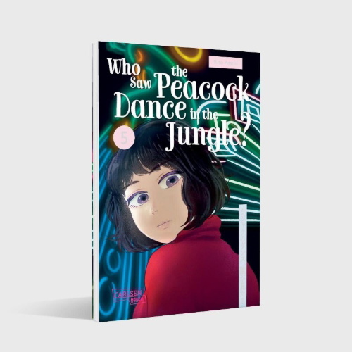 Buchcover und Innenansicht für das Buch: Kujaku no Dance, Dare ga Mita?