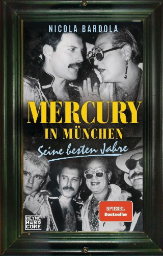Buchcover und Innenansicht für das Buch: Mercury in München