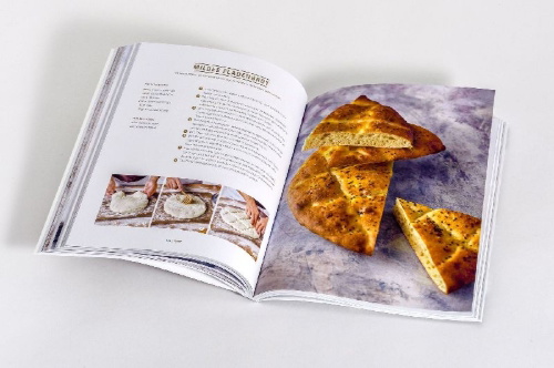 Buchcover und Innenansicht für das Buch: Brot backen in Perfektion mit Sauerteig