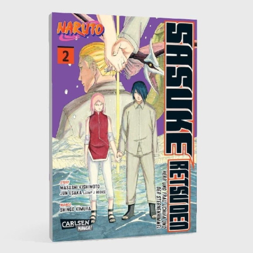 Buchcover und Innenansicht für das Buch: Naruto: Sasuke Retsuden - Uchiha no Matsuei to Tenkyu no Hoshikuzu
