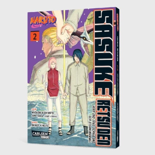 Buchcover und Innenansicht für das Buch: Naruto: Sasuke Retsuden - Uchiha no Matsuei to Tenkyu no Hoshikuzu
