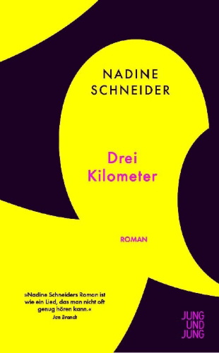 Buchcover und Innenansicht für das Buch: Drei Kilometer