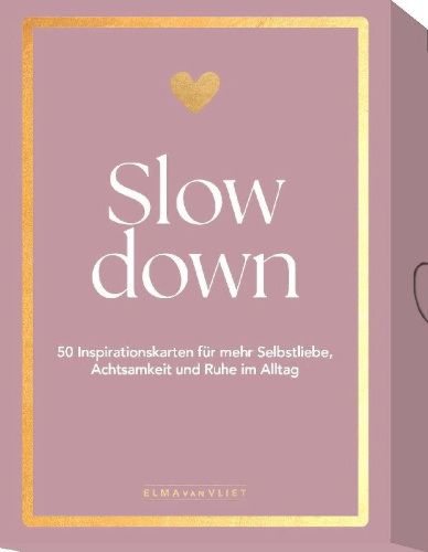 Buchcover und Innenansicht für das Buch: Slow down