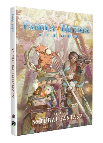 Buchcover und Innenansicht für das Buch: Fabula Ultima - Atlas: Natural Fantasy