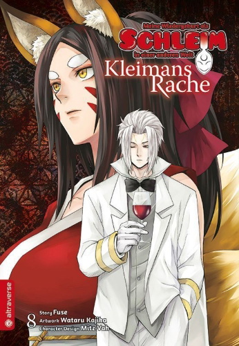 Buchcover und Innenansicht für das Buch: Tensei Shitara Slime Datta Ken: Kleiman Revenge 08