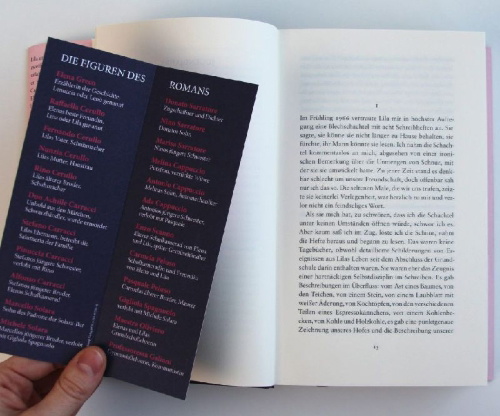 Buchcover und Innenansicht für das Buch: Storia del nuovo cognome