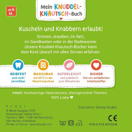 Buchcover und Innenansicht für das Buch: Mein Knuddel-Knautsch-Buch - Sachen suchen. Mein Bauernhof