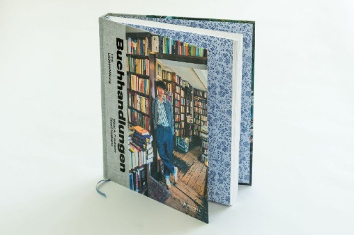 Buchcover und Innenansicht für das Buch: Buchhandlungen. Eine Liebeserklärung