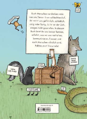 Buchcover und Innenansicht für das Buch: The Not Bad Animals