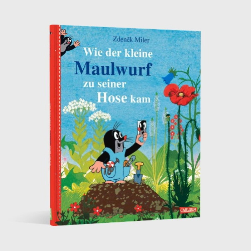 Buchcover und Innenansicht für das Buch: Wie der kleine Maulwurf zu seiner Hose kam