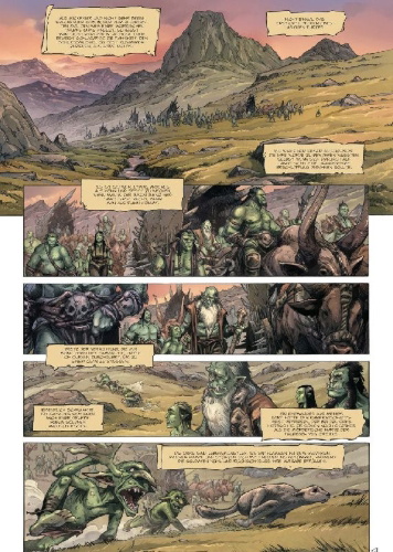 Buchcover und Innenansicht für das Buch: Orks & Goblins. Band 13