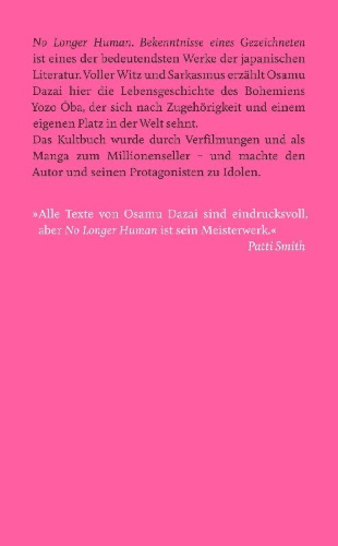 Buchcover und Innenansicht für das Buch: No Longer Human