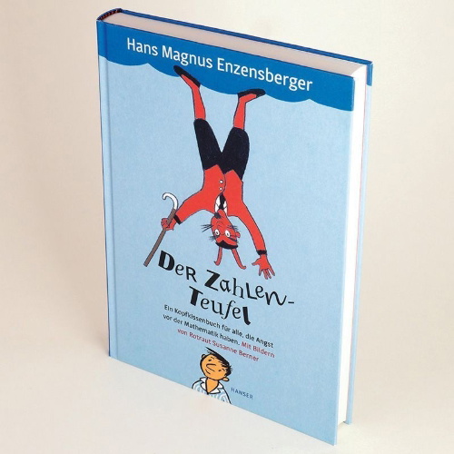 Buchcover und Innenansicht für das Buch: Der Zahlenteufel (Jubiläum 25 Jahre)