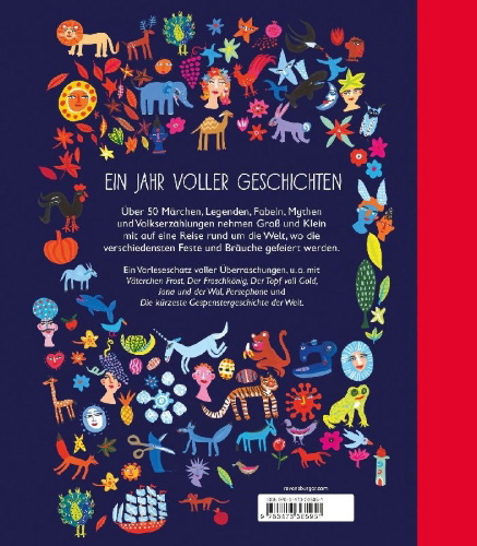 Buchcover und Innenansicht für das Buch: A Year full of stories