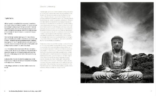 Buchcover und Innenansicht für das Buch: Michael Kenna, Pico Iyer: Same Sun Same Moon