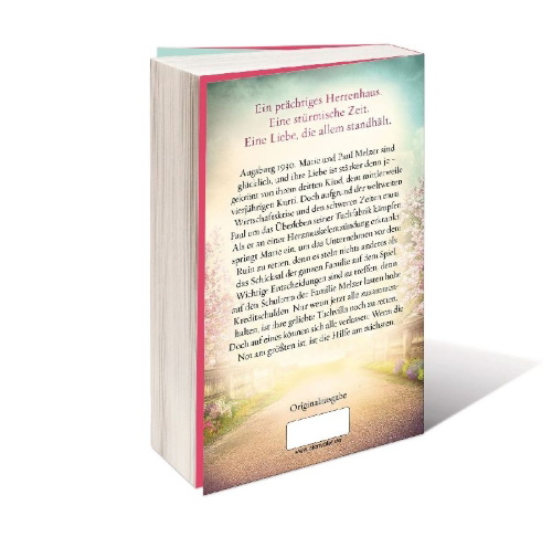 Buchcover und Innenansicht für das Buch: Rückkehr in die Tuchvilla
