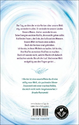 Buchcover und Innenansicht für das Buch: Vortex - Der Tag, an dem die Welt zerriss