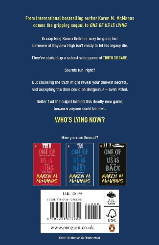 Buchcover und Innenansicht für das Buch: One Of Us Is Next