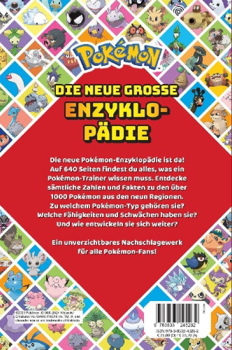 Buchcover und Innenansicht für das Buch: Pokémon Super Duper Extra Deluxe Essential Handbook