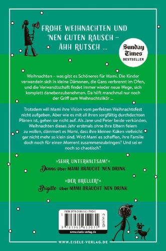 Buchcover und Innenansicht für das Buch: Why Mummy Drinks at Christmas