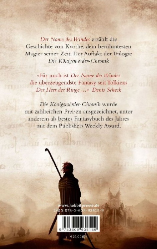 Buchcover und Innenansicht für das Buch: The Name of the Wind