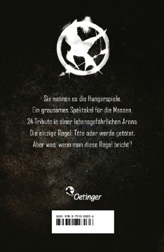 Buchcover und Innenansicht für das Buch: The Hunger Games