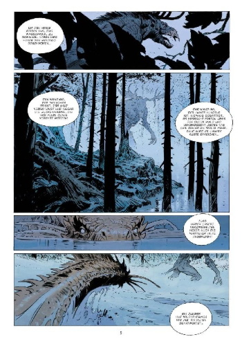 Buchcover und Innenansicht für das Buch: Thorgal Saga: Wendigo