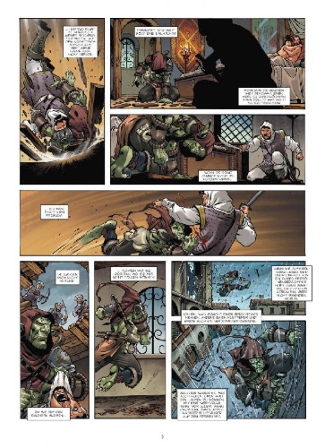 Buchcover und Innenansicht für das Buch: Orcs & Gobelins