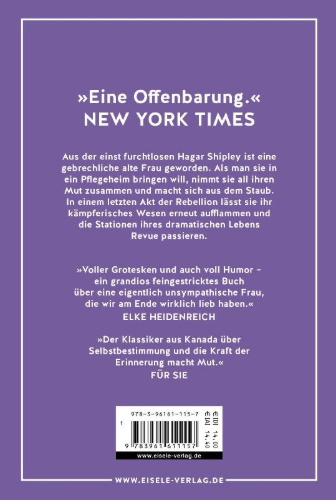 Buchcover und Innenansicht für das Buch: Stone Angel