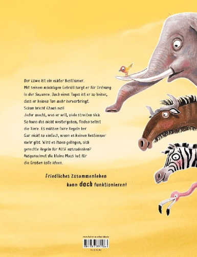Buchcover und Innenansicht für das Buch: Genug gebrüllt, Löwe - jetzt bestimmen wir