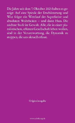 Buchcover und Innenansicht für das Buch: Israel, Palästina, Deutschland