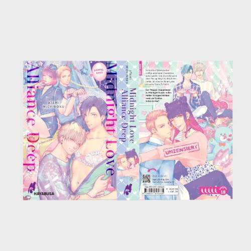 Buchcover und Innenansicht für das Buch: Mayonaka Love Alliance