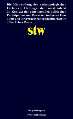 Buchcover und Innenansicht für das Buch: Die ontologische Wende